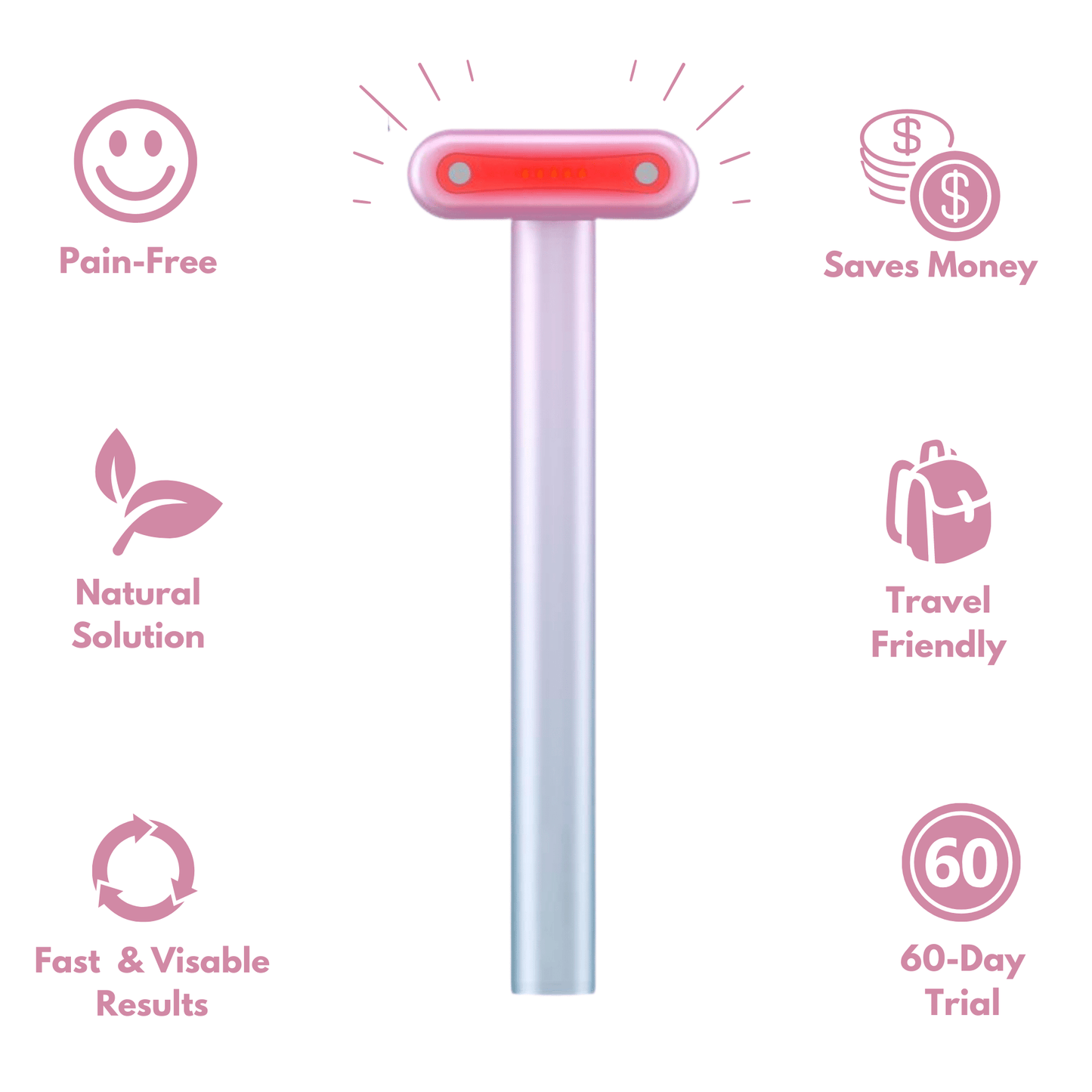 The Ultimate™ - LED Therapy Wand with EMS