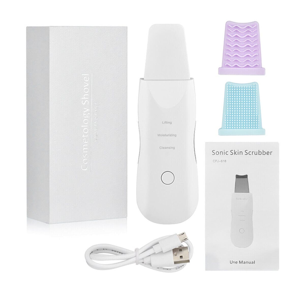 SonicGlow™ - Ultrasonic Face Scraper Blackhead Remover